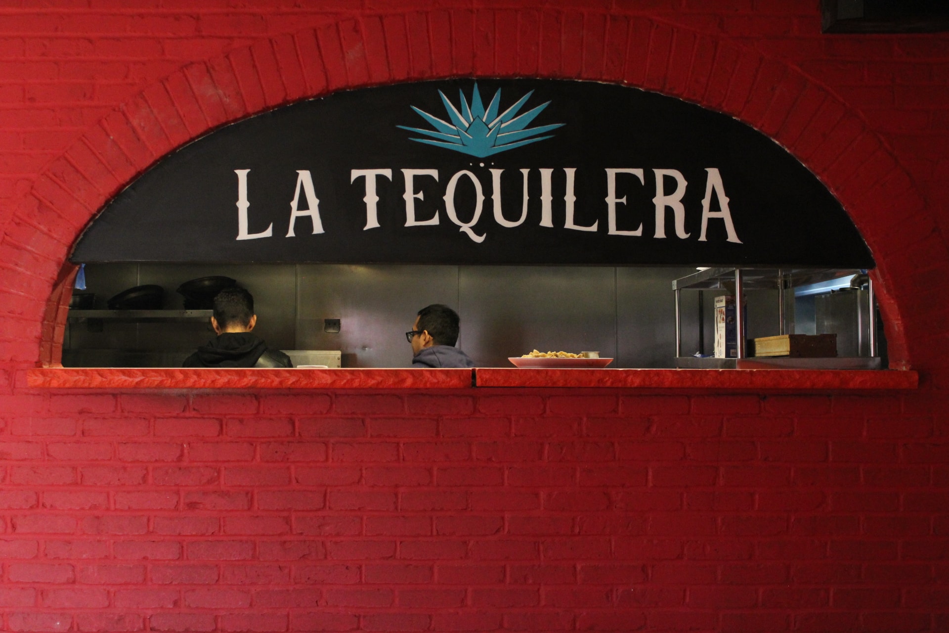 The La Tequilera kitchen window